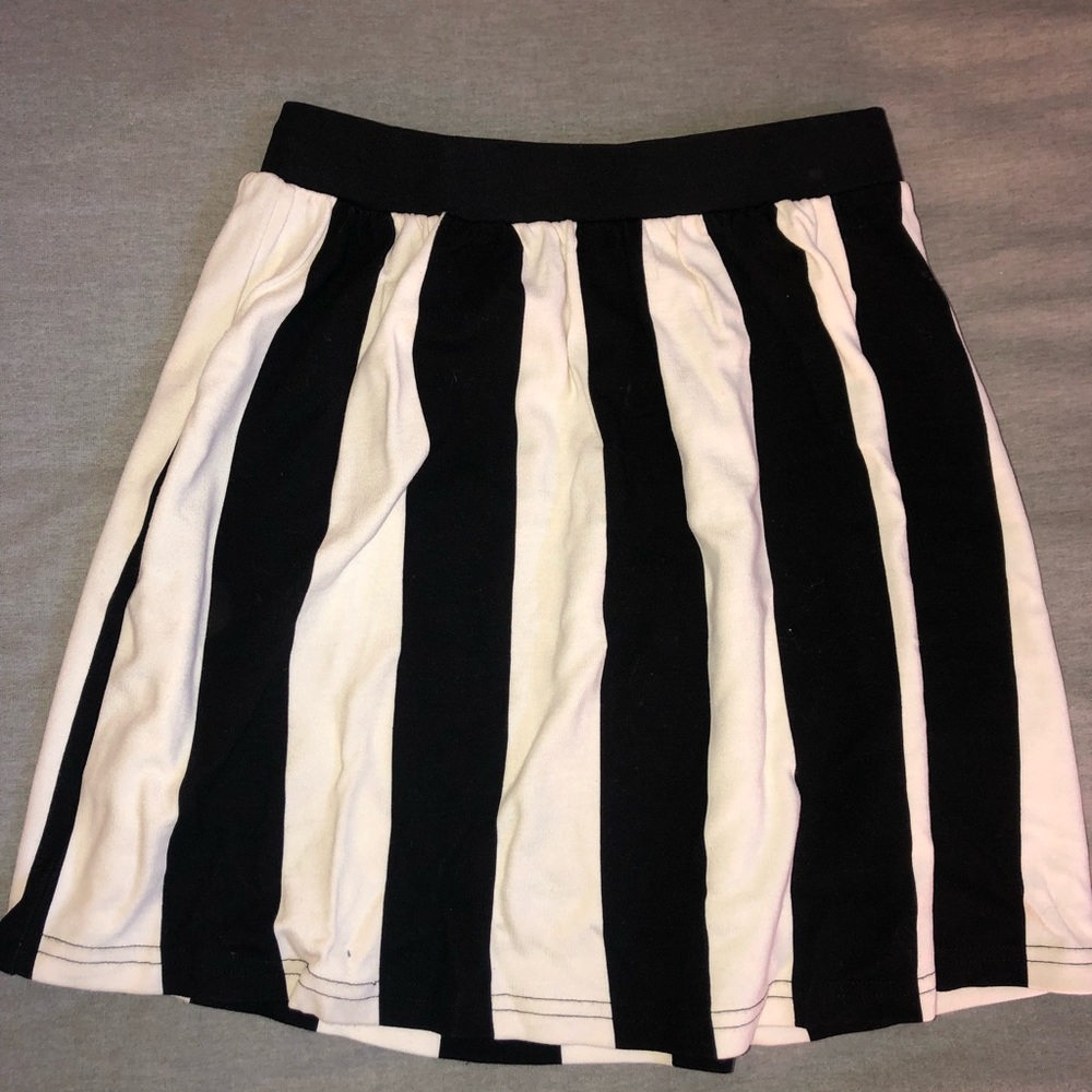 Black and white skirt
